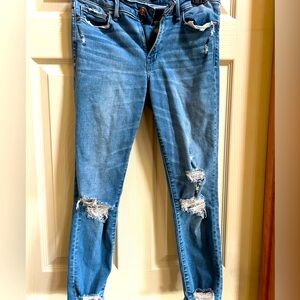Abercrombie & Fitch Harper low rise ankle jeans 28/6S